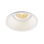 SLV Horn-O Spot Aluminium Whit Ronde | Zaagmaat 95mm - Geschikt voor 1x GU10 