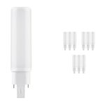 Voordeelpak 10x Ledvance Dulux-D LED 6W - 830 Warm Wit | 2-Pin - Vervangt 13W