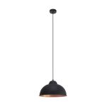 Eglo Hanglamp Truro 2 Staal Zwart Koper | IP20 - Geschikt voor 1x E27 