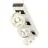 SLV Kalu Triple Wand en Plafondlamp Aluminium Wit 47W 3400lm - 830 Warm Wit | Dimbaar 
