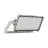 Ledvance LED Floodlight Max Aluminium Grijs 600W 84000lm 65x120D - 740 Koel Wit | IP66 - Asymmetrisch