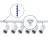 Complete Set 1-Fase Rail 3 Meter Wit | incl. 6x Spot + GU10 2700K 3W Dimbaar + Eindkap, Voedingsconnector en I-Verbindingsstuk