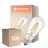 Voordeelpak 10x Ledvance Classic LED Edison E27 Peer Filament Helder 3.8W 806lm - 827 Zeer Warm Wit | Vervangt 60W