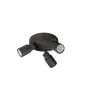 SLV Puri 2.0 Aluminium Spot Zwart | Geschikt voor 3x GU10