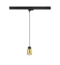 SLV Railverlichting Hanglamp Puri 2.0 3-Fase Aluminium Zwart Goud | Geschikt voor 1x GU10 - Dimbaar