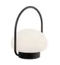 Nordlux Tafellamp Sponge Accu Zwart 4.8W 300lm - 827 Zeer Warm Wit | 3-Staps Dimbaar
