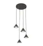 Emibig Hanglamp Elit Staal Zwart | Geschikt voor 4x GX53 - Max 10W