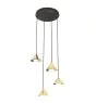 Emibig Hanglamp Elit Staal Goud | Geschikt voor 4x GX53 - Max 10W