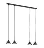 Emibig Hanglamp Elit Staal Zwart | Geschikt voor 4x GX53 - Max 12W
