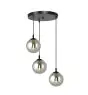 Emibig Hanglamp Cosmo Staal Zwart | Geschikt voor 3x E14 - Max 10W