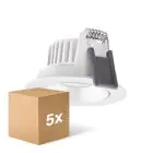 Voordeelpak 5x Ledvance LED Spot Adjust Aluminium Wit 8W 680lm 36D - 930 Warm Wit | Zaagmaat 68mm - IP20 - Beste Kleurweergave - Dimbaar
